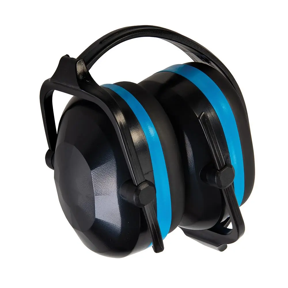 Silverline Folding Ear Defenders SNR 30dB Muffs Compact Safety Protectors Work - Image 4