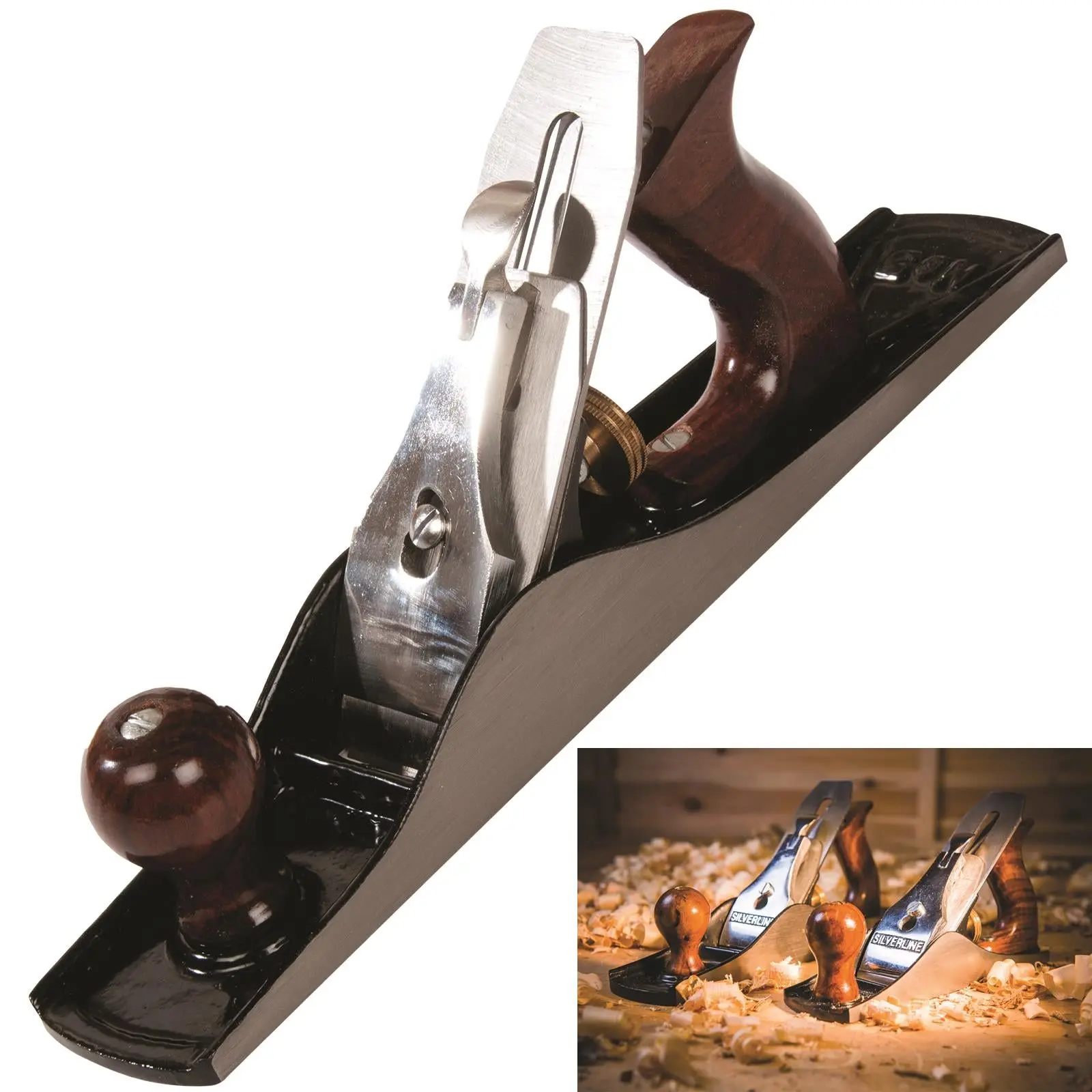 Silverline Hand Plane No. 5 - 50mm x 2mm Blade - Image 3