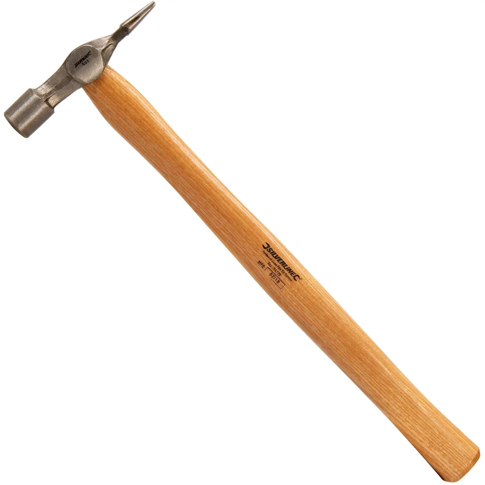 Silverline Hardwood Cross Pein Pin Hammer 4oz Nail Tack Wooden Forged Steel - Image 4