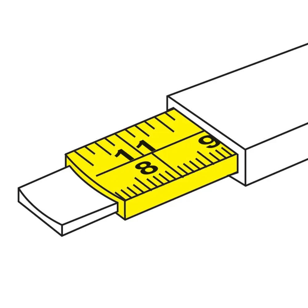 Silverline Hi-Vis Contour Tape 8m / 26ft x 25mm MT08 - Image 4