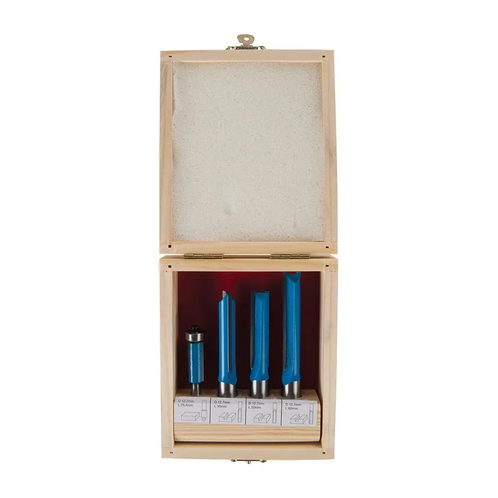 Silverline Kitchen Router Bit Set 4pce 1/2" / 1/4" 719769 - Image 5