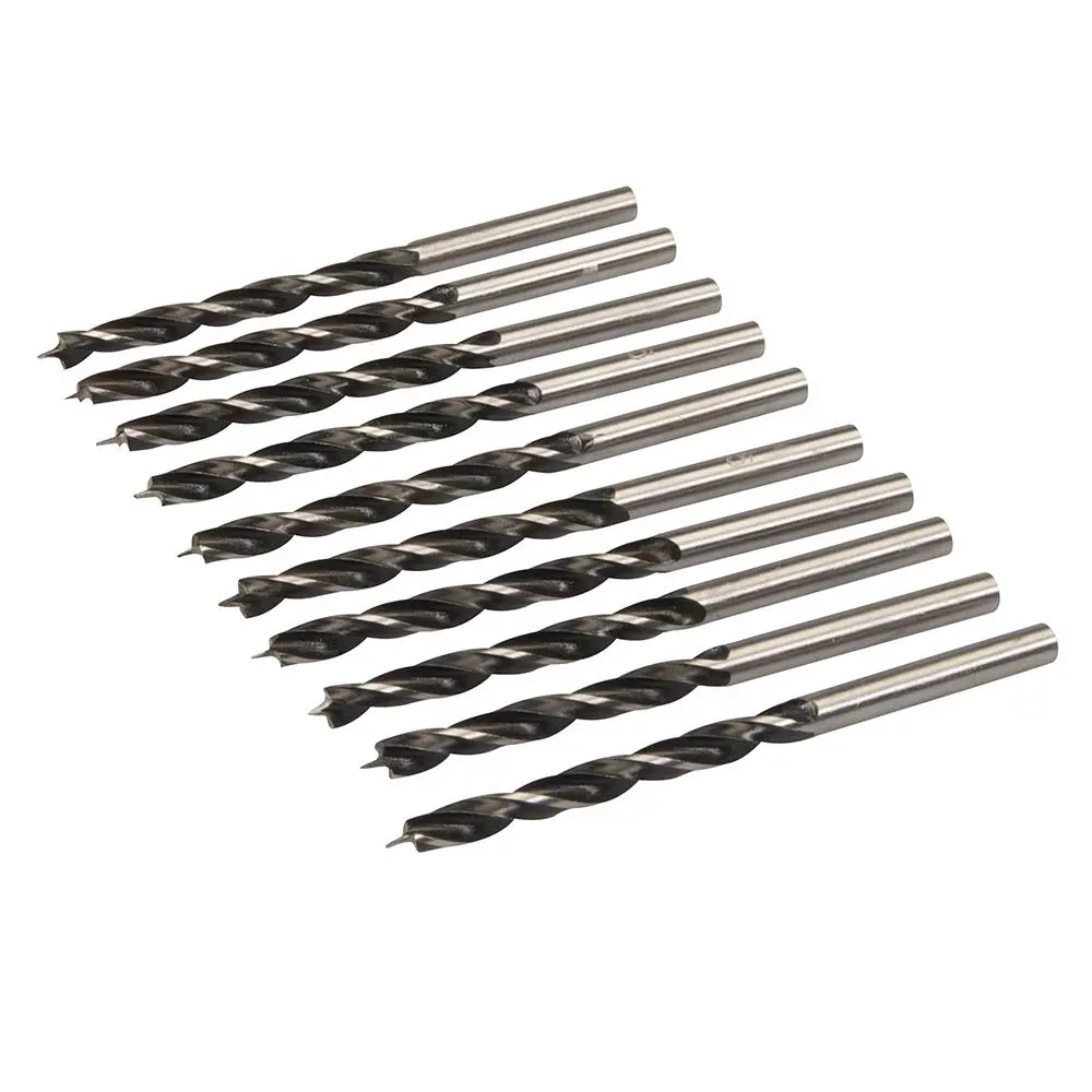Silverline Lip & Spur Drill Bits 10pk 5mm 637440