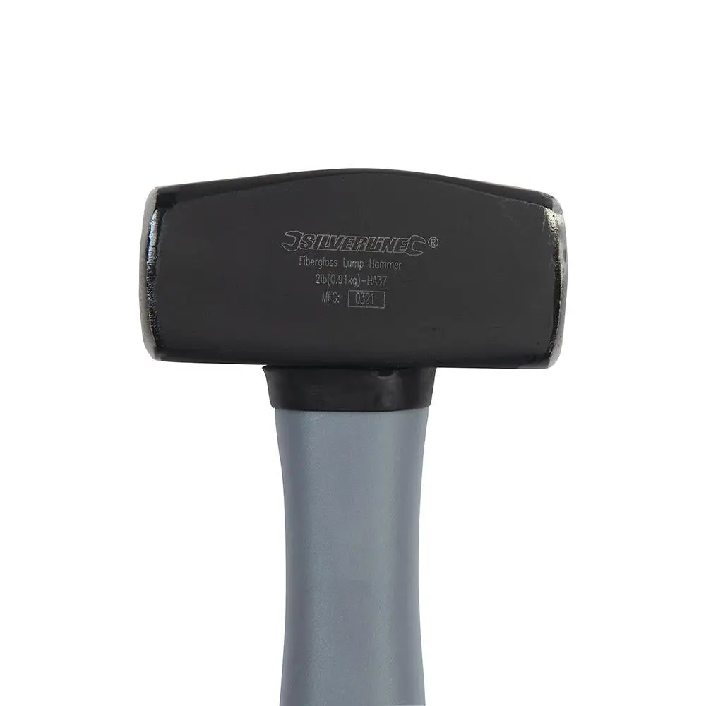 Silverline Lump Hammer Fibreglass 2lb (0.91kg) HA37 - Image 5
