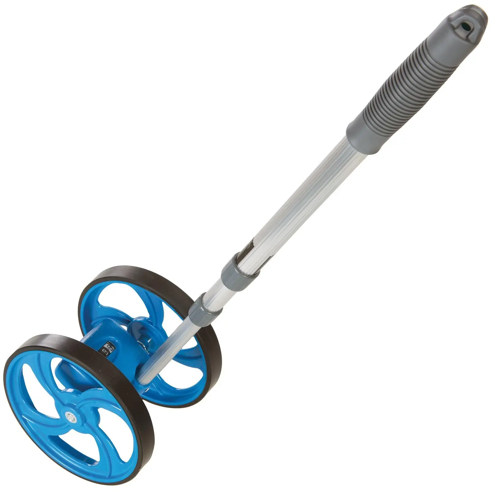 Silverline Mini Measuring Wheel 9999m Telescopic Handle Analogue - Image 2