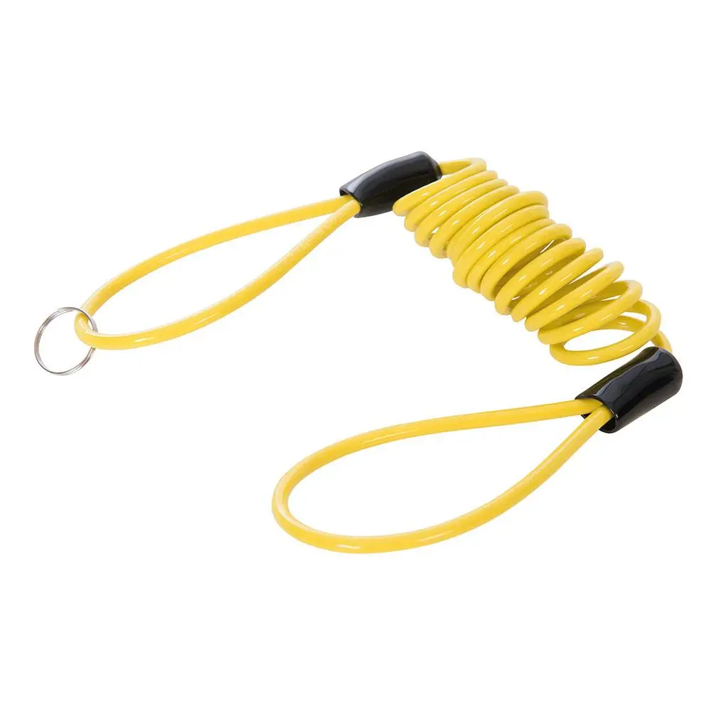 Silverline Motorcycle Disc Lock Spring Reminder Quad Cable Hi-Vis Cord - Image 2