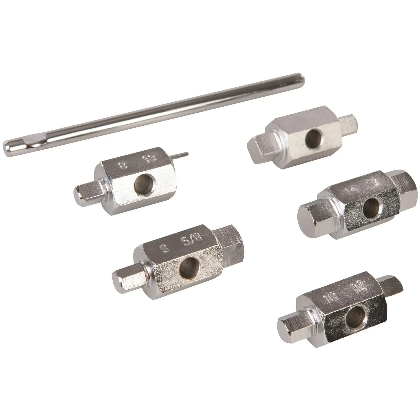Silverline Oil Drain Plug Key Set 6 Piece - Image 3