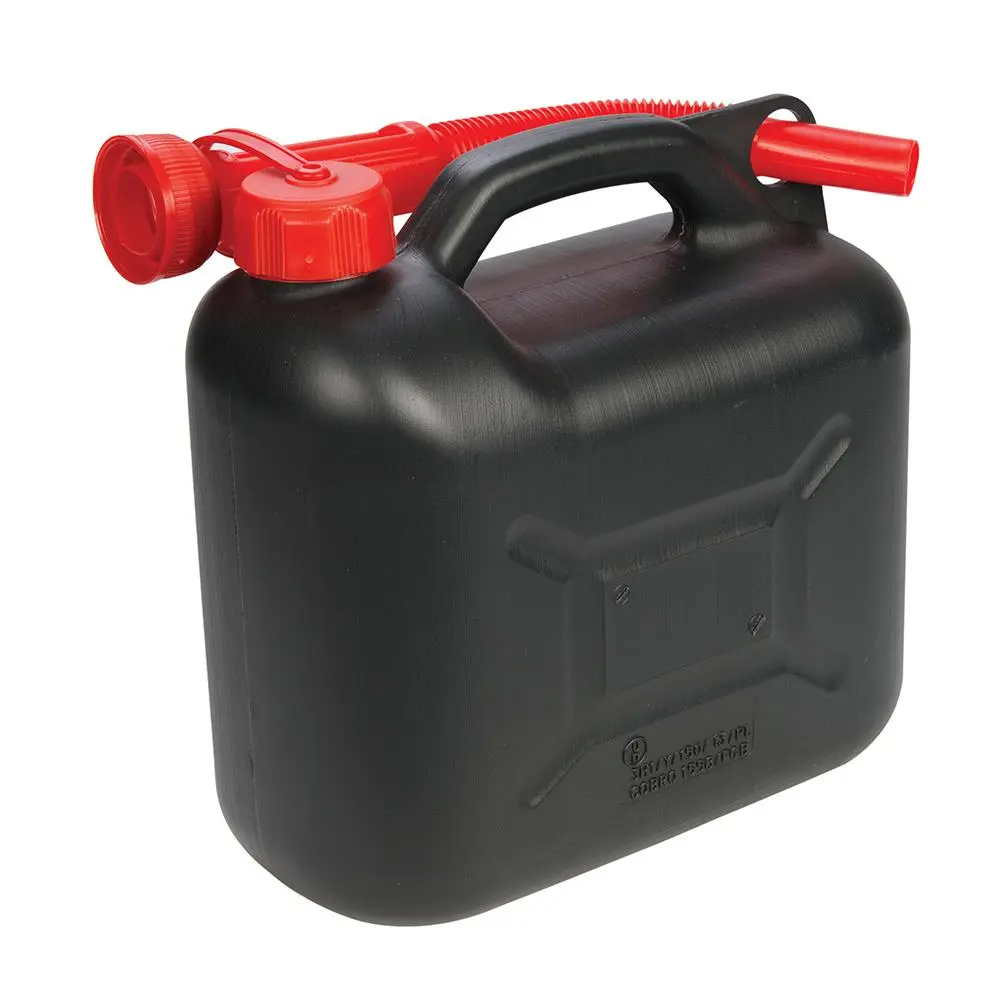 Silverline Plastic Fuel Can 5Ltr Black 199991 - Image 2