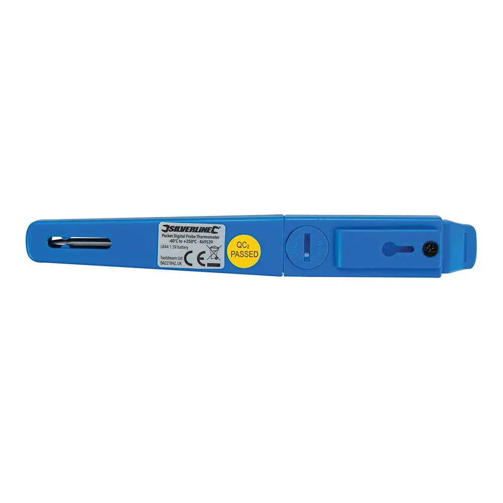 Silverline Pocket Digital Probe Thermometer Slimline Food Meat BBQ Cooking - Image 5