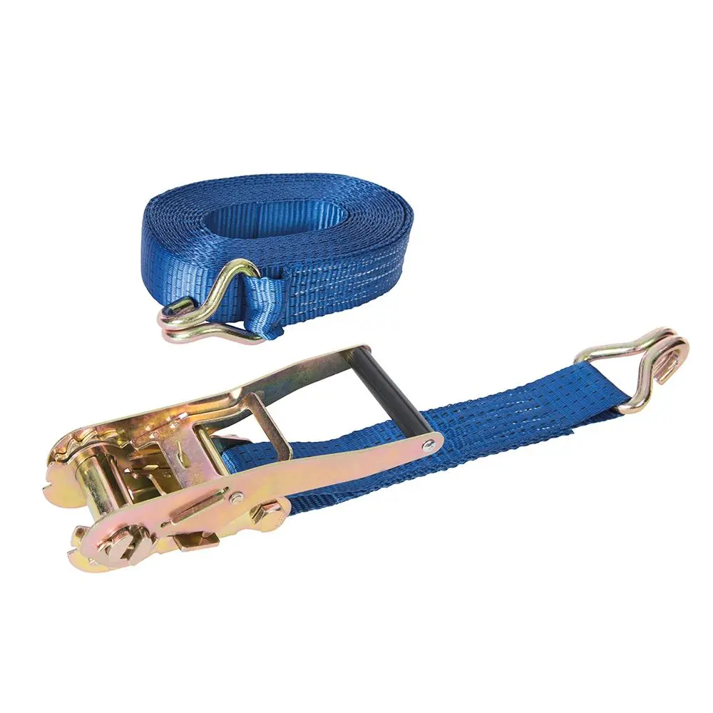 Silverline Ratchet Tie Down Strap Cargo Lash J-Hook 3900-4750kg - Image 3
