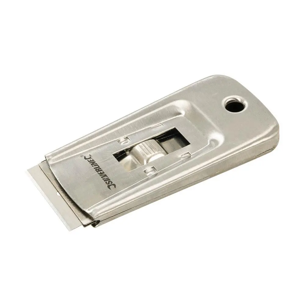Silverline Retractable Steel Window Scraper 100mm 357487