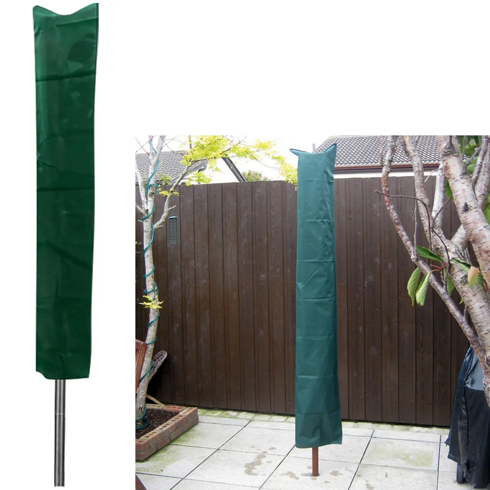 Silverline Rotary Washing Line Cover Garden Parasol Umbrella Waterproof Tear-Resistant - Image 5