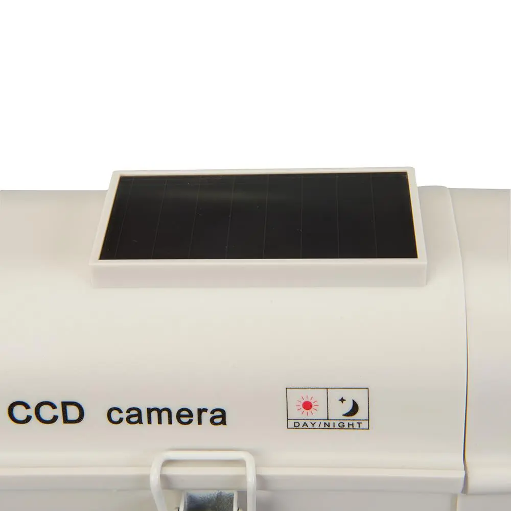 Silverline Solar-Powered Dummy CCTV Camera with LED 614458 - Image 4
