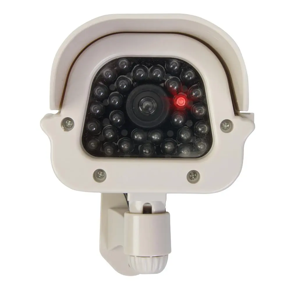 Silverline Solar-Powered Dummy CCTV Camera with LED 614458 - Image 5