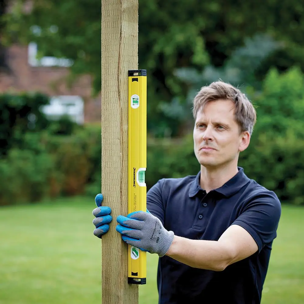 Silverline Spirit Level Powder Coated Aluminium 3 Vials - Choose Length - Image 39
