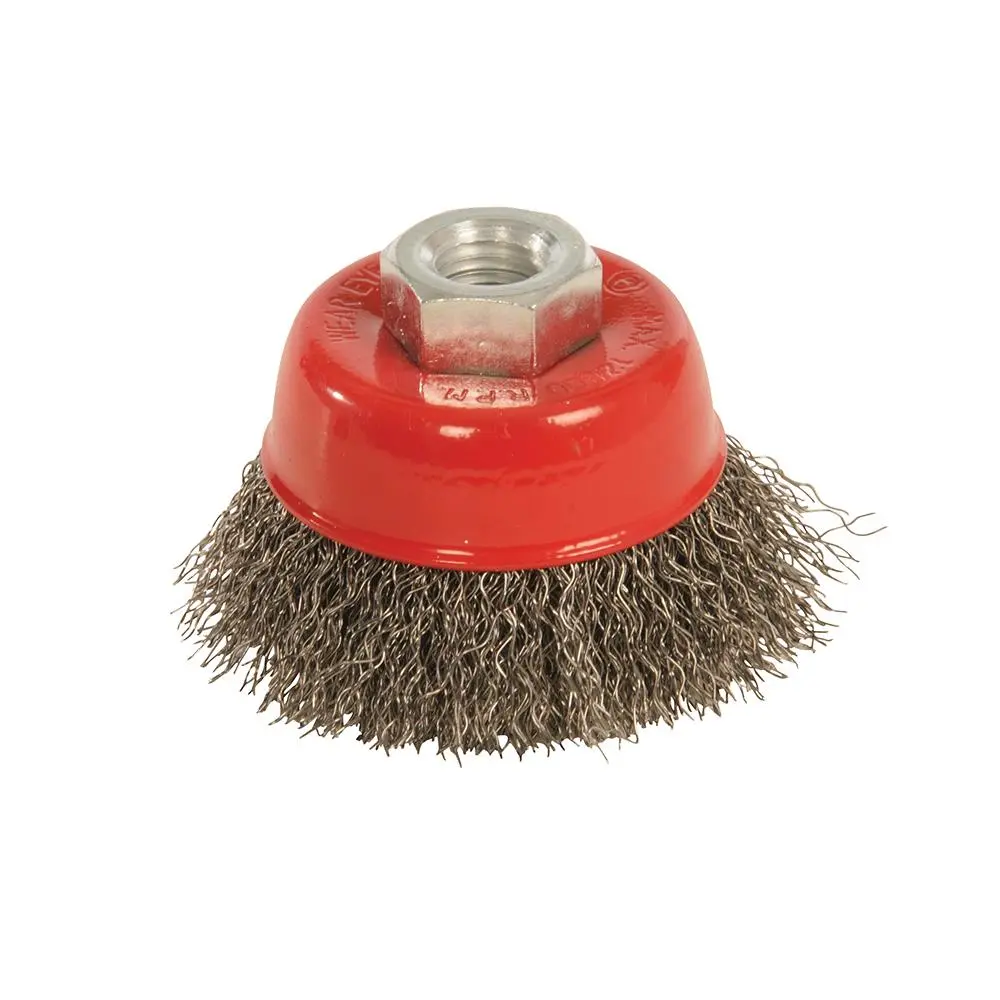Silverline Steel Crimp Cup 65mm or 100mm