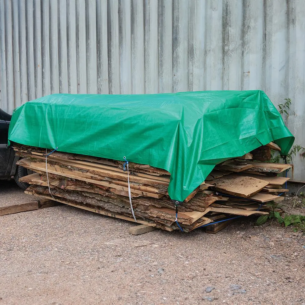 Silverline Tarpaulin Heavy Duty UV Treated 140gsm Polyethylene - Choose Size - Image 2