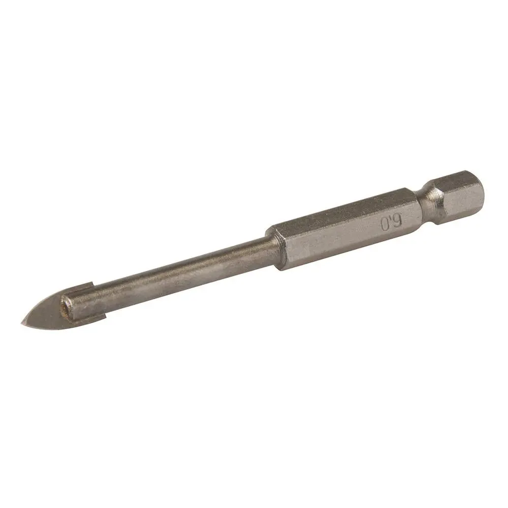 Silverline Tile & Glass Drill Bit Hex Shank - Image 2