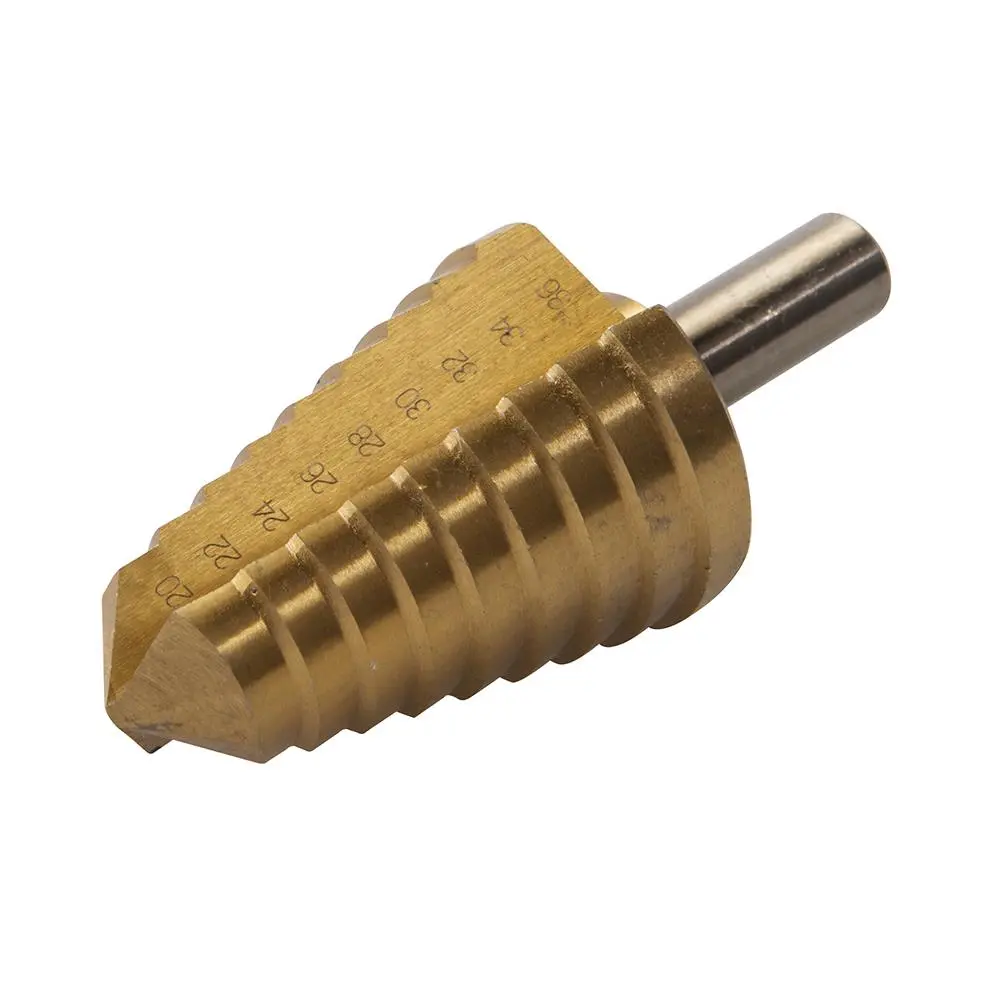 Silverline Titanium-Coated HSS Step Drill 20 - 36mm 656611