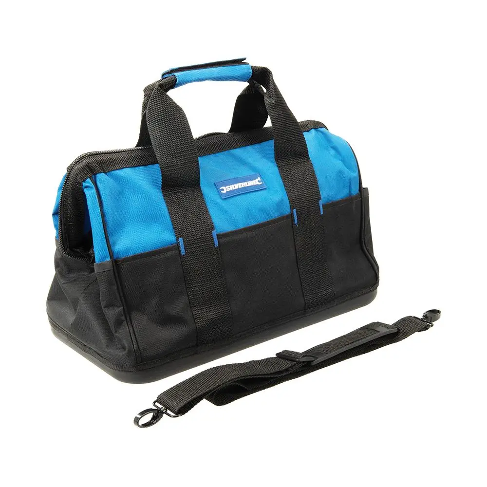 Silverline Tool Bag Hard Base Wide Mouth 400 x 200 300mm 268974 - Image 4
