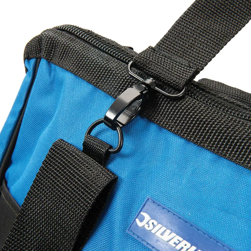 Silverline Tool Bag Hard Base Wide Mouth 400 x 200 300mm 268974 - Image 6