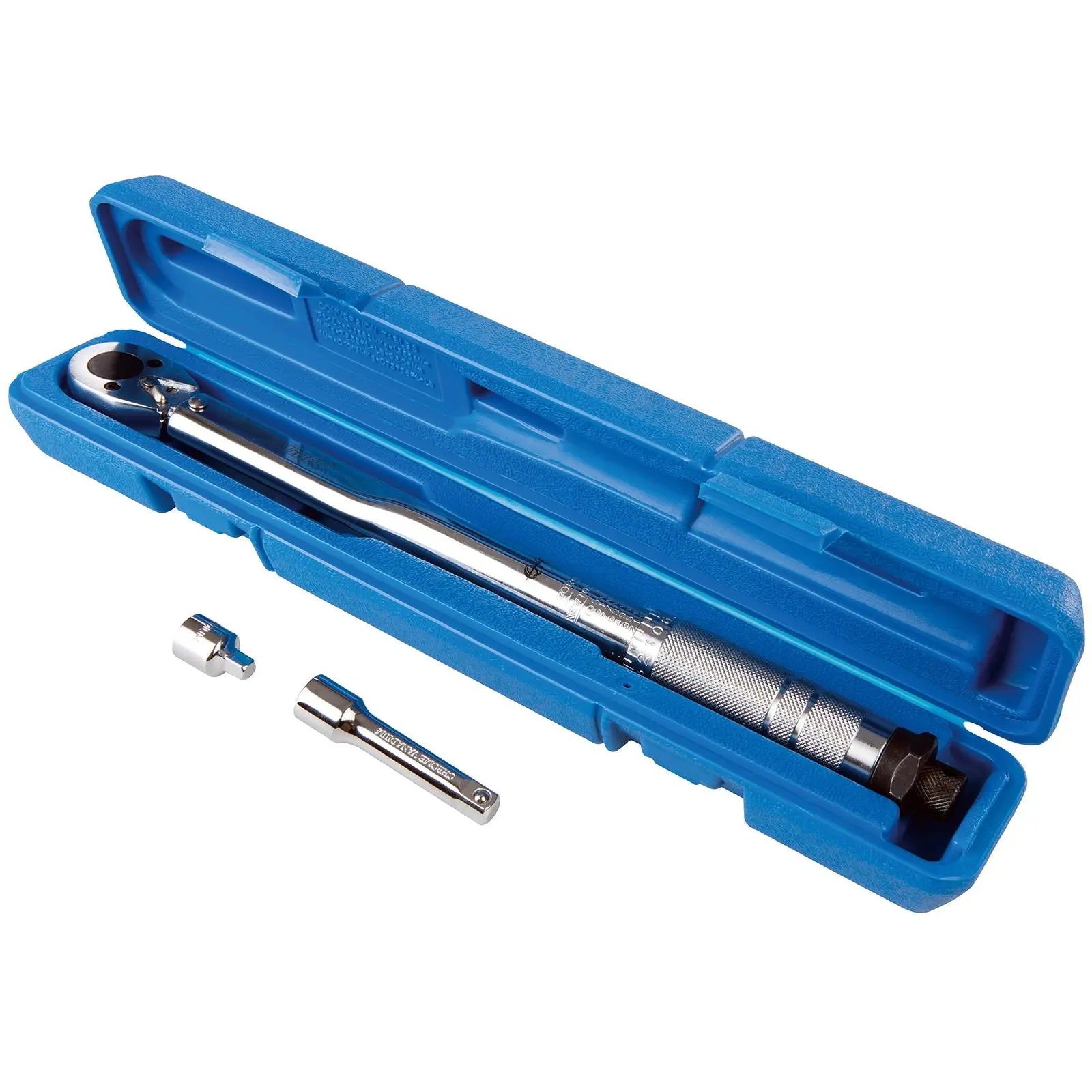 Silverline Torque Wrench 3/8" Drive Reversible Ratchet 1/4" Adaptor Extension Bar - Image 10