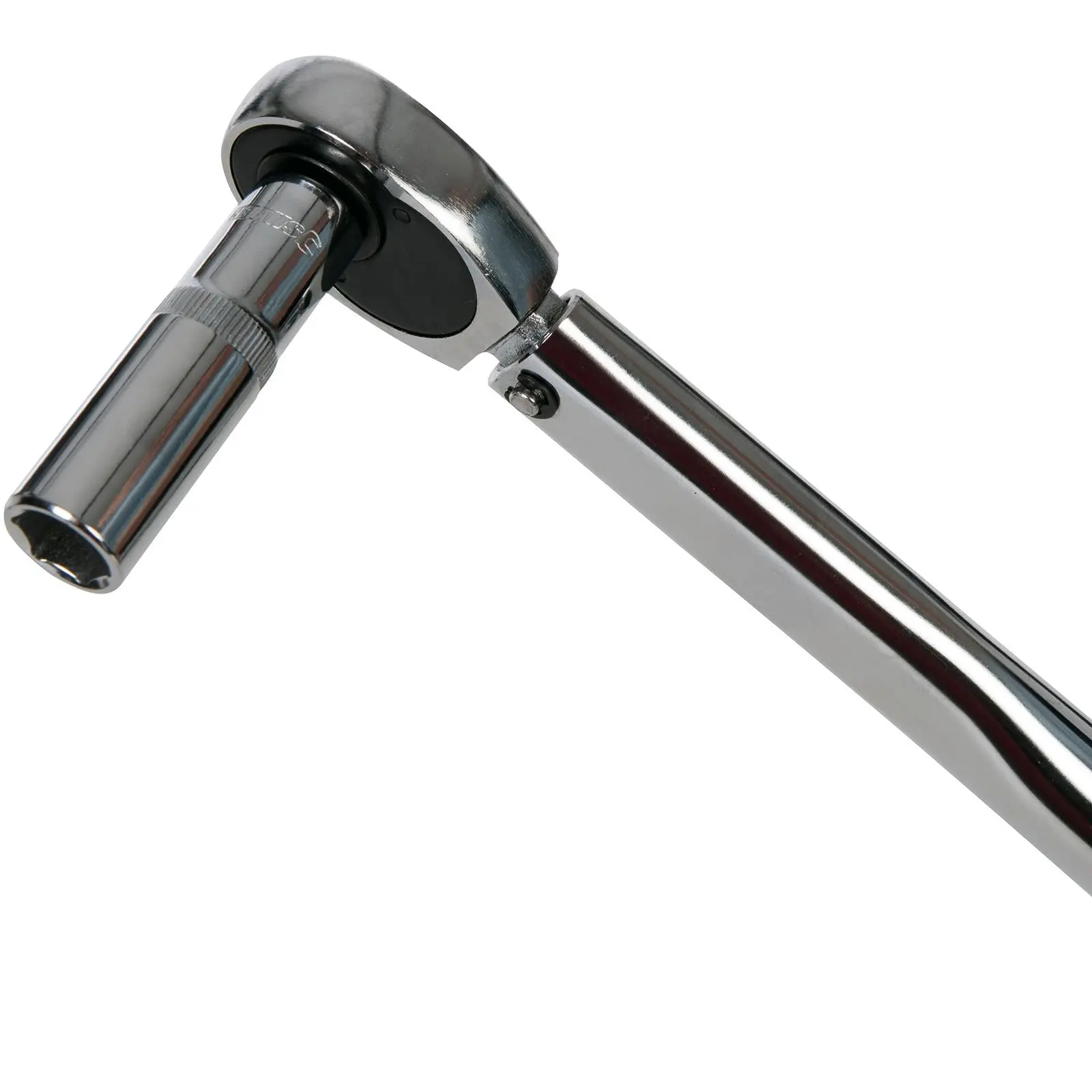 Silverline Torque Wrench 3/8" Drive Reversible Ratchet 1/4" Adaptor Extension Bar - Image 11