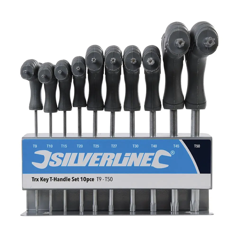 Silverline Trx Key T-Handle Set 10pce T9 - T50 328015 - Image 3