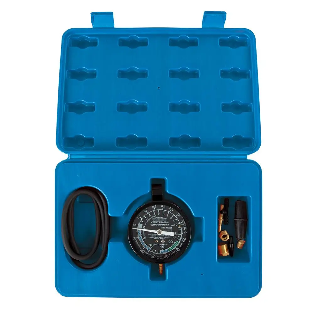 Silverline Vacuum & Fuel Pump Pressure Test Gauge 0 - 10psig / 25inHg 791008 - Image 4