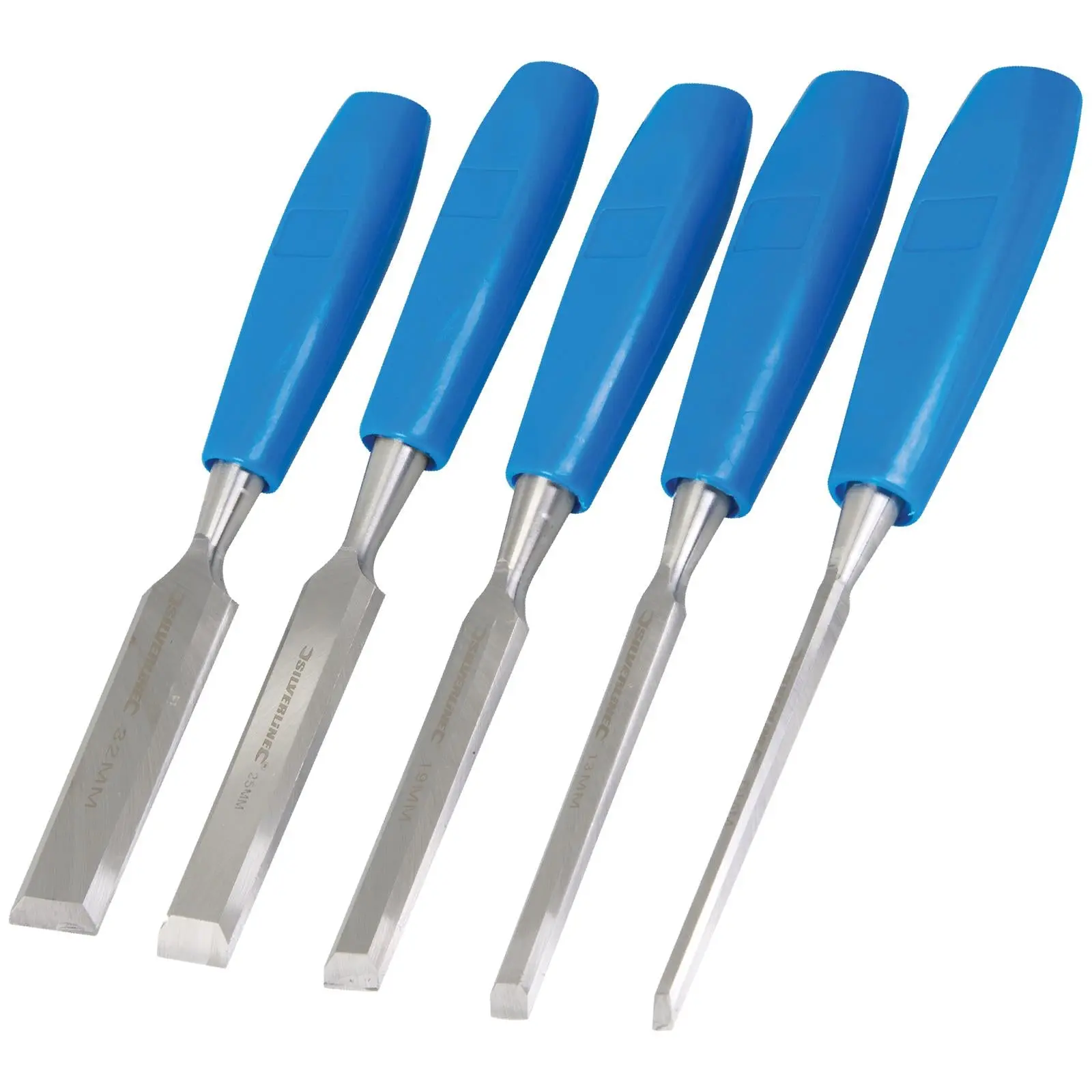 Silverline Wood Chisel Set 5 Pieces 6-32mm - Image 2