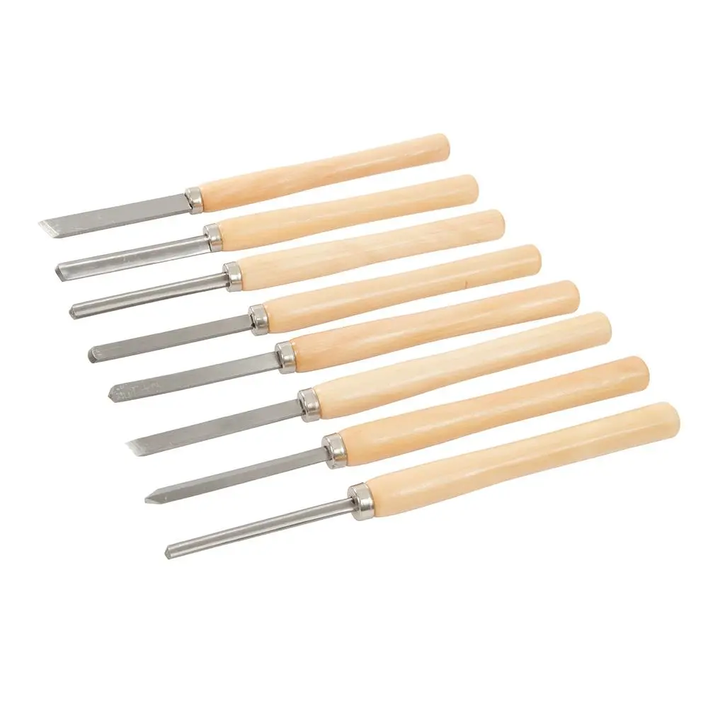 Silverline Wood Turning Chisel Set 8pce 360mm 303159
