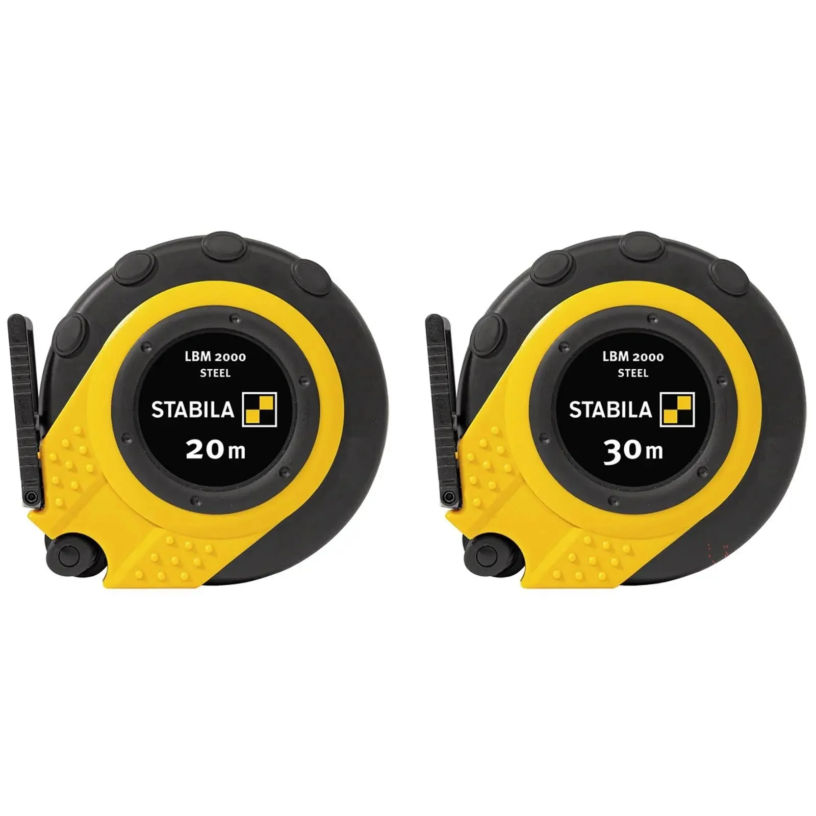STABILA LBM 2000 STEEL Closed Case Tape Measure Steel Blade - Choose Size