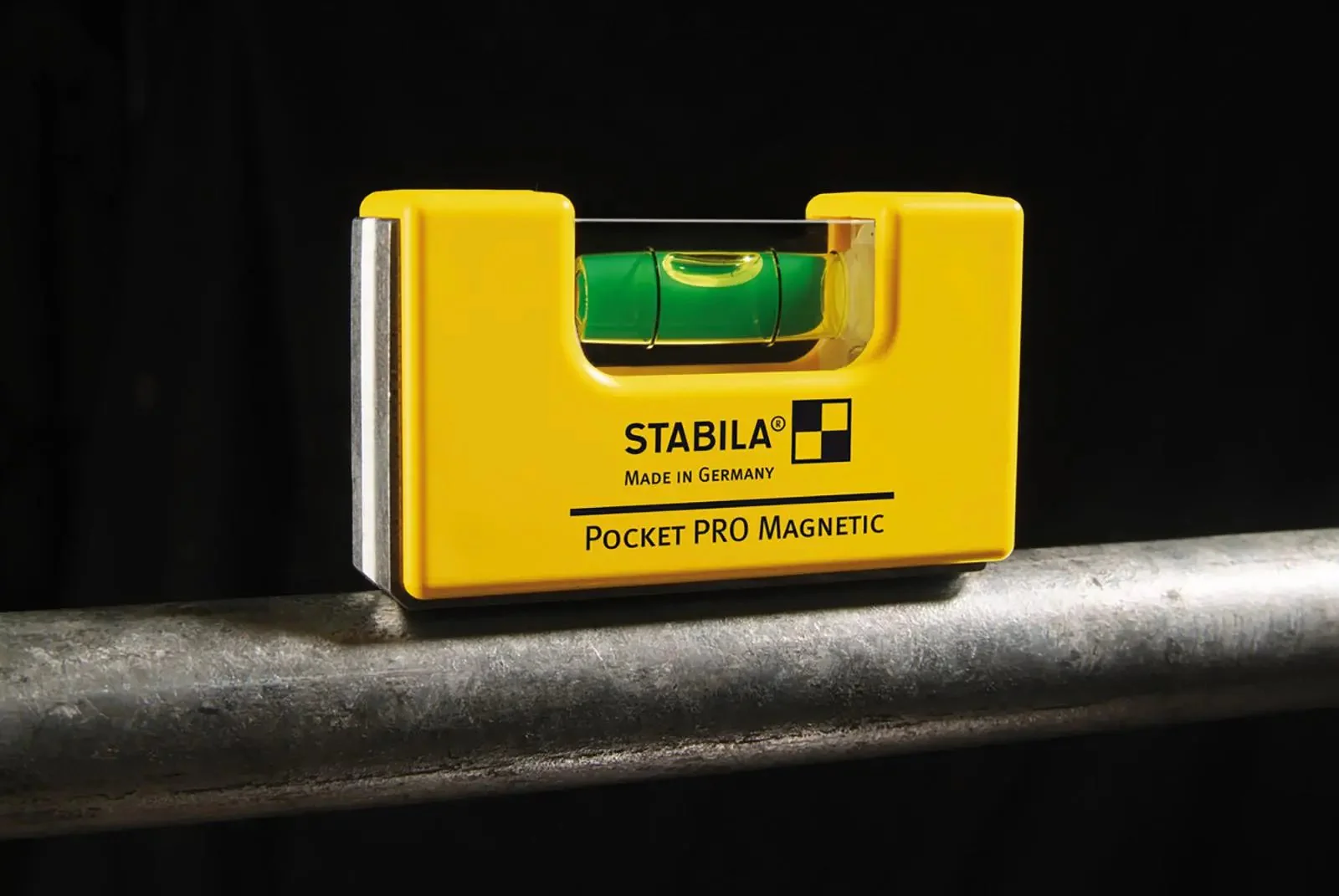 STABILA Pocket PRO Magnetic Spirit Level 7cm with Belt Clip 17953 - Image 4
