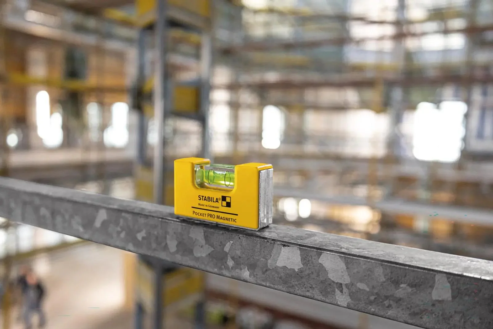 STABILA Pocket PRO Magnetic Spirit Level 7cm with Belt Clip 17953 - Image 6