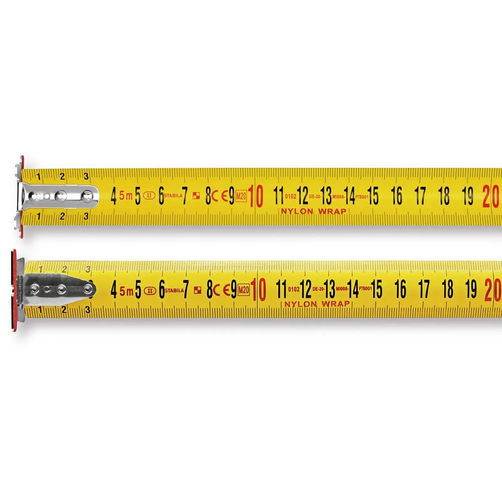 STABILA Pocket Tape Measure BM300 Metric Scale Two Sided - Choose Size - Image 5