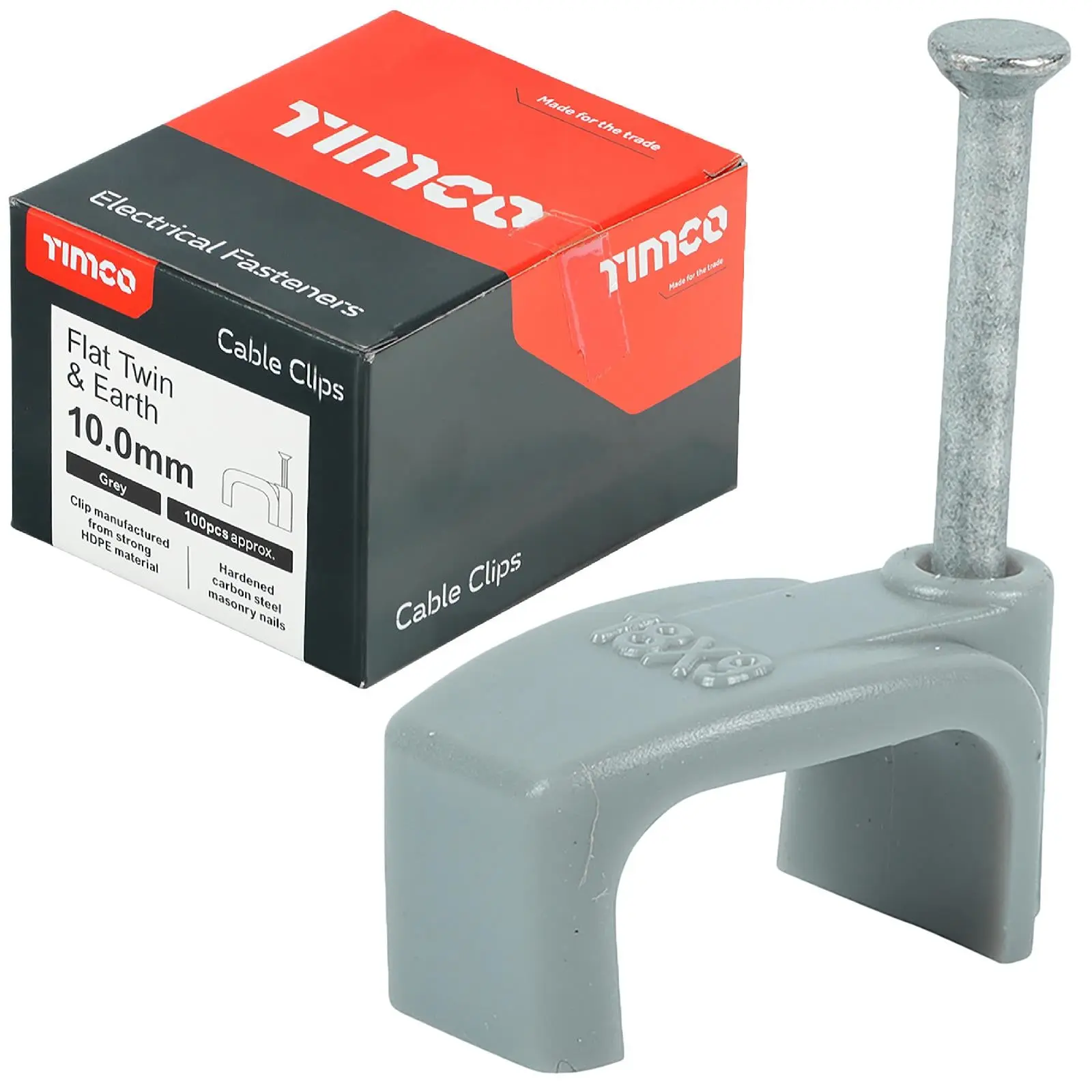 TIMCO Cable Clips Flat Twin and Earth 100 Box 1.5-10mm Choose Size - Image 13
