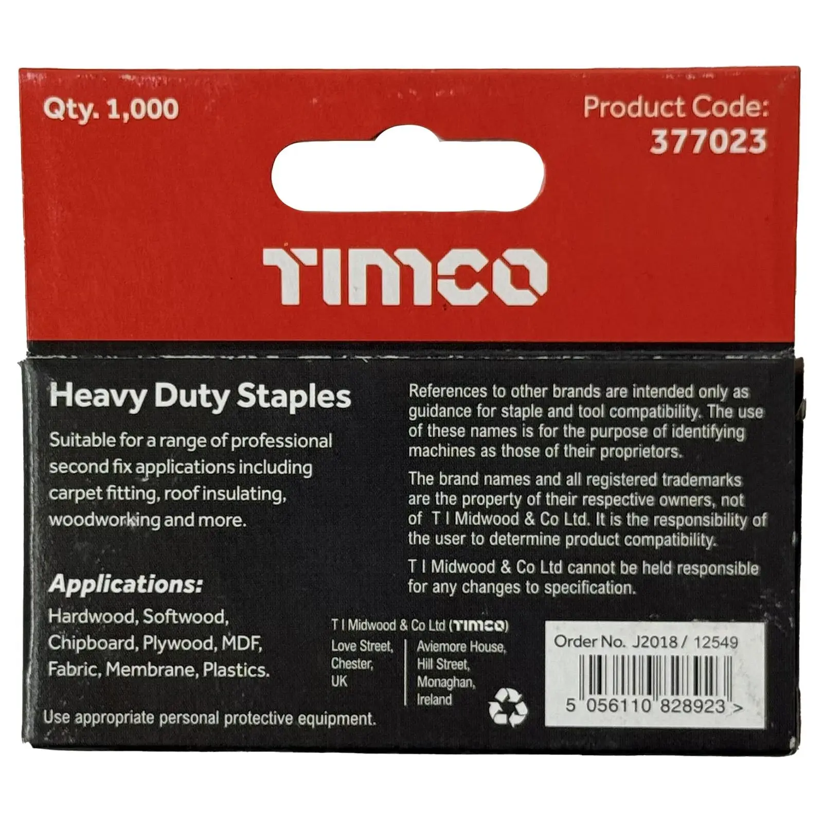 TIMCO Heavy Duty Staples A2 Stainless Steel 1000 Staples Type 140 T50 - Choose Size - Image 8