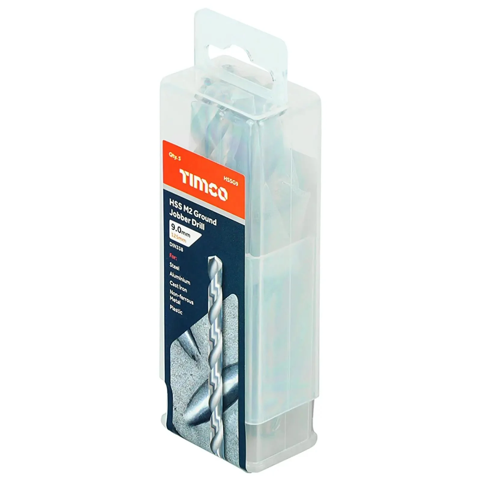 TIMCO HSS Drill Bits M2 Ground Jobber Drill Bit Pack DIN338 - Choose Size - Image 10