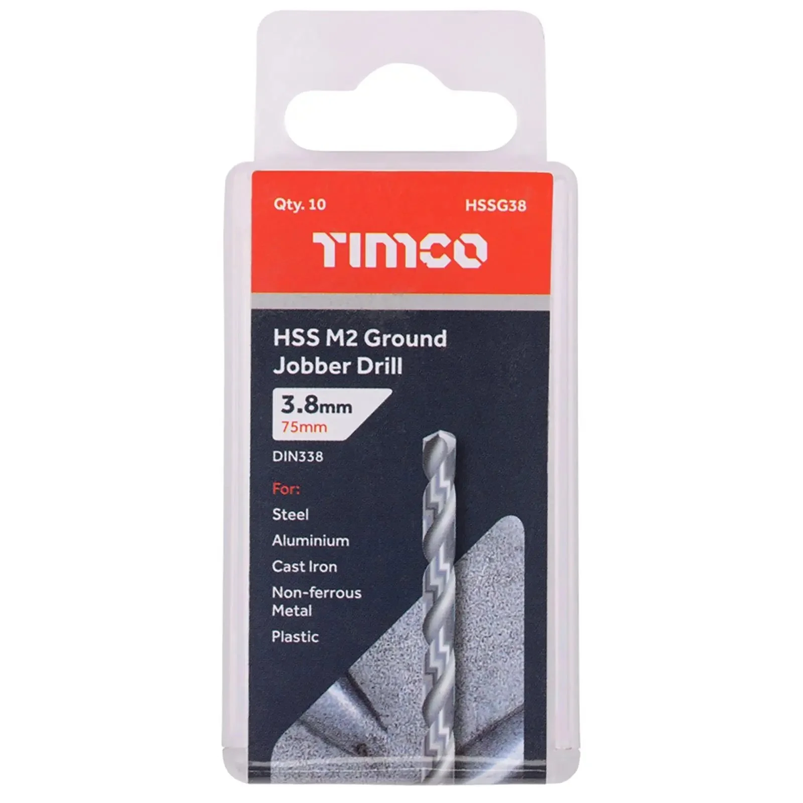 TIMCO HSS Drill Bits M2 Ground Jobber Drill Bit Pack DIN338 - Choose Size - Image 11