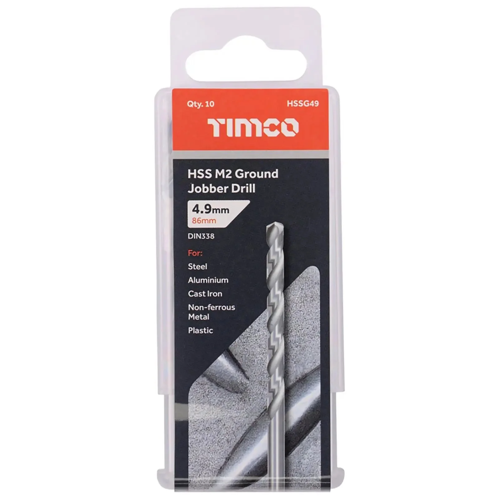 TIMCO HSS Drill Bits M2 Ground Jobber Drill Bit Pack DIN338 - Choose Size - Image 12