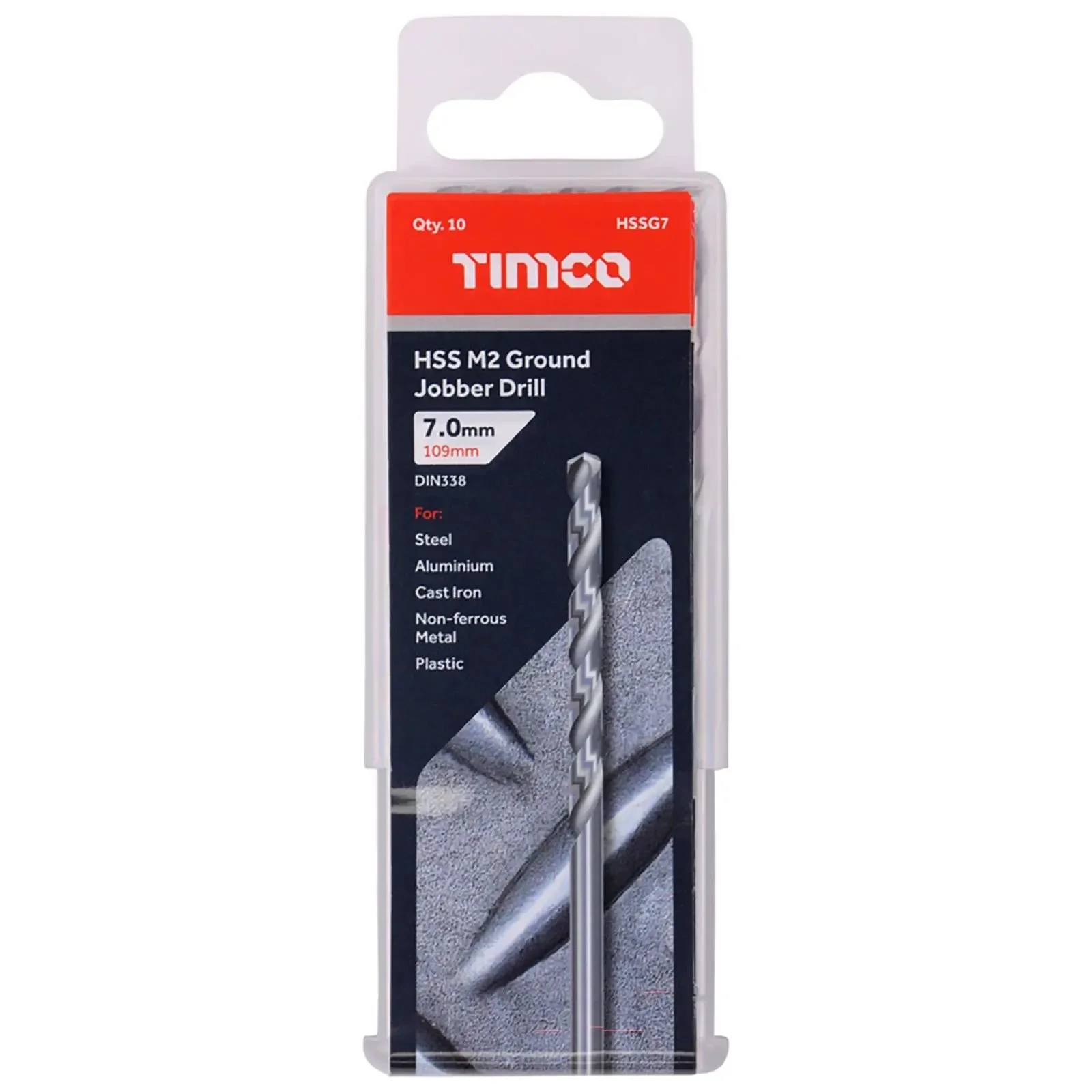 TIMCO HSS Drill Bits M2 Ground Jobber Drill Bit Pack DIN338 - Choose Size - Image 18