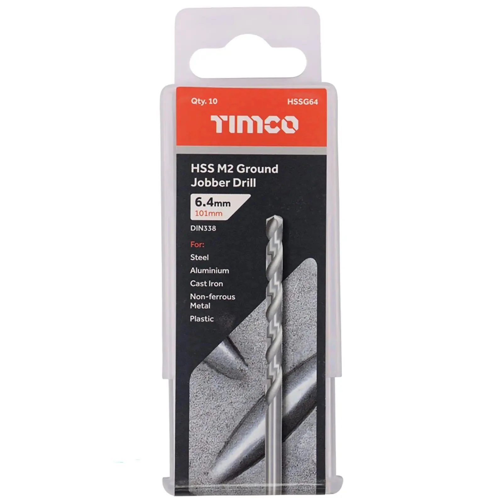 TIMCO HSS Drill Bits M2 Ground Jobber Drill Bit Pack DIN338 - Choose Size - Image 19