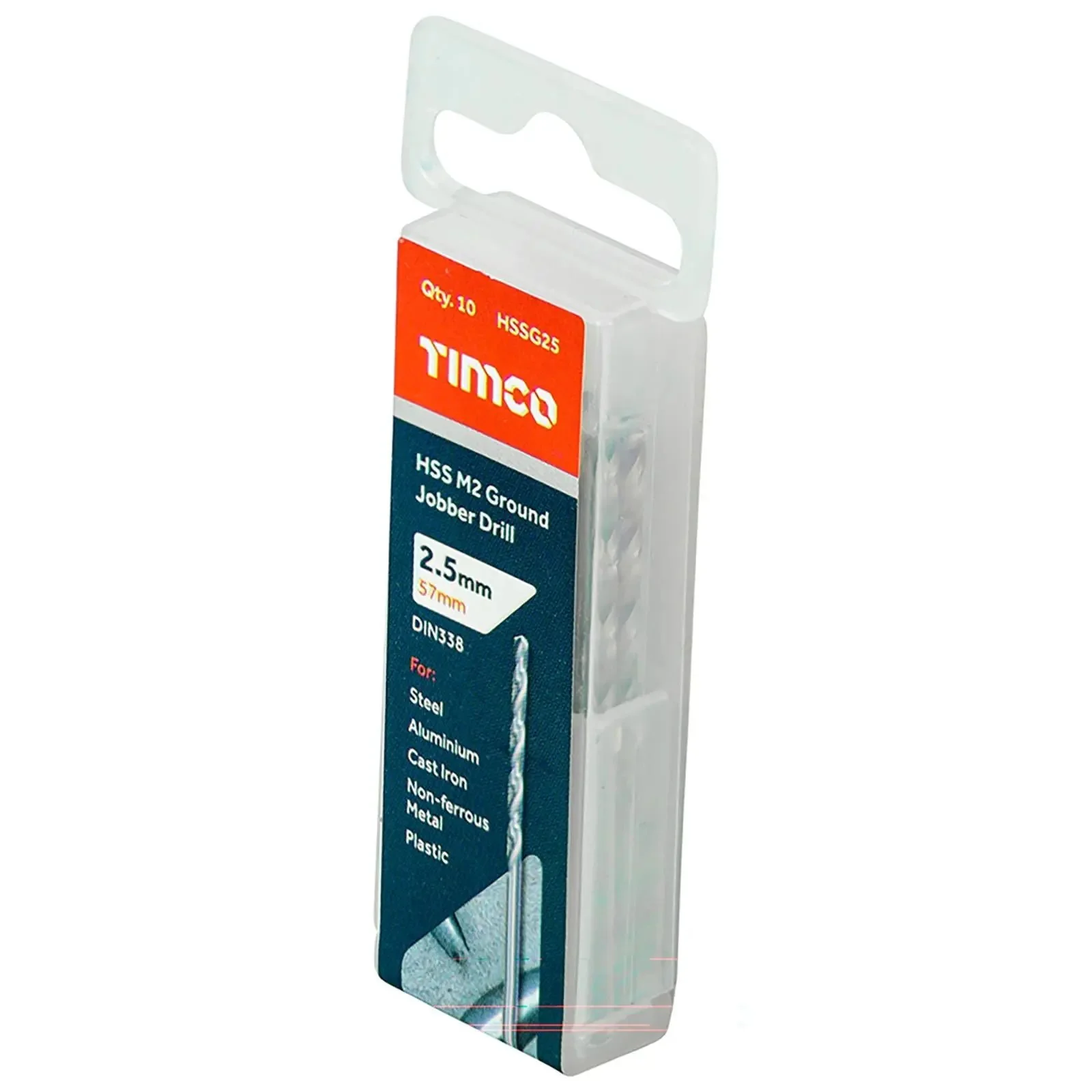 TIMCO HSS Drill Bits M2 Ground Jobber Drill Bit Pack DIN338 - Choose Size - Image 23