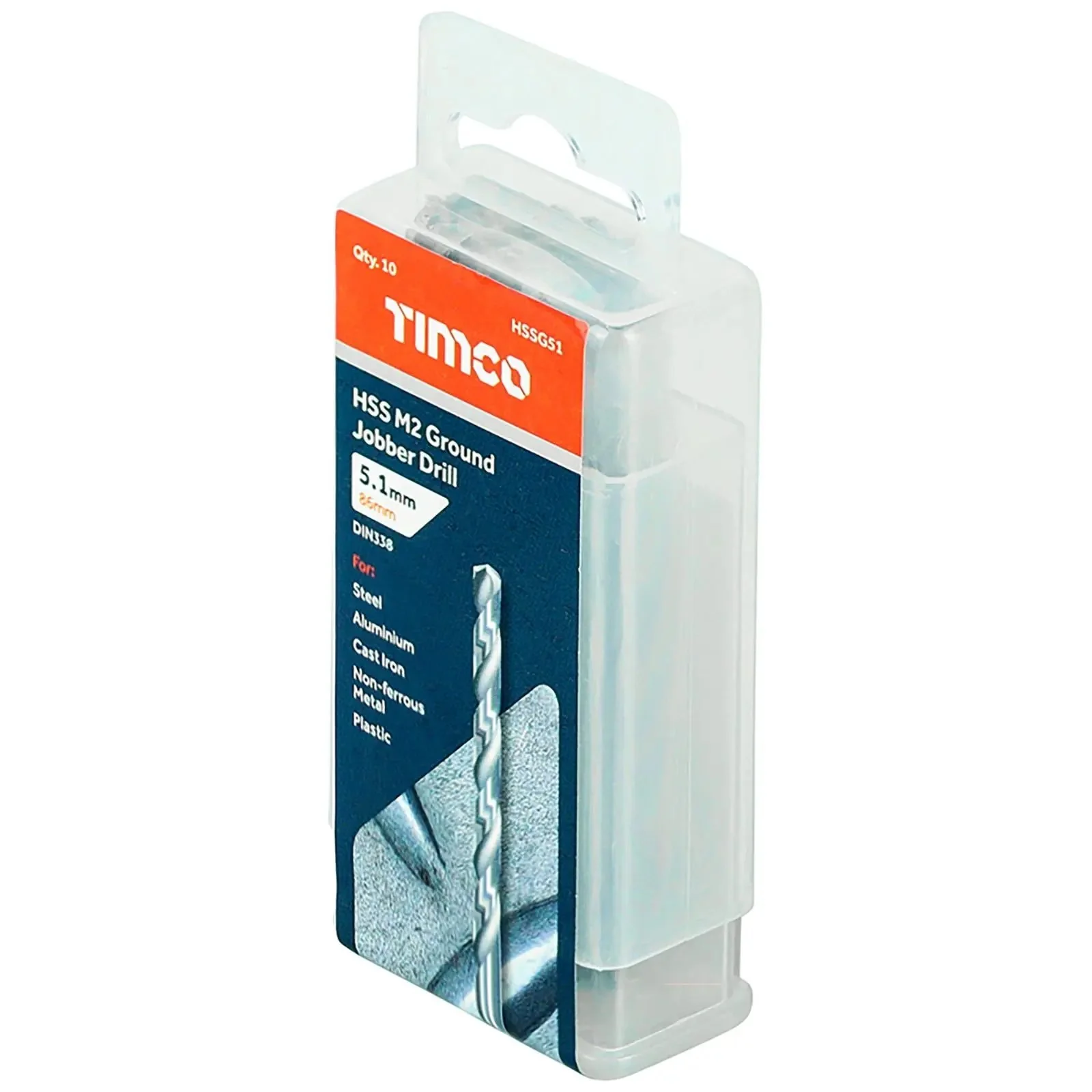 TIMCO HSS Drill Bits M2 Ground Jobber Drill Bit Pack DIN338 - Choose Size - Image 26
