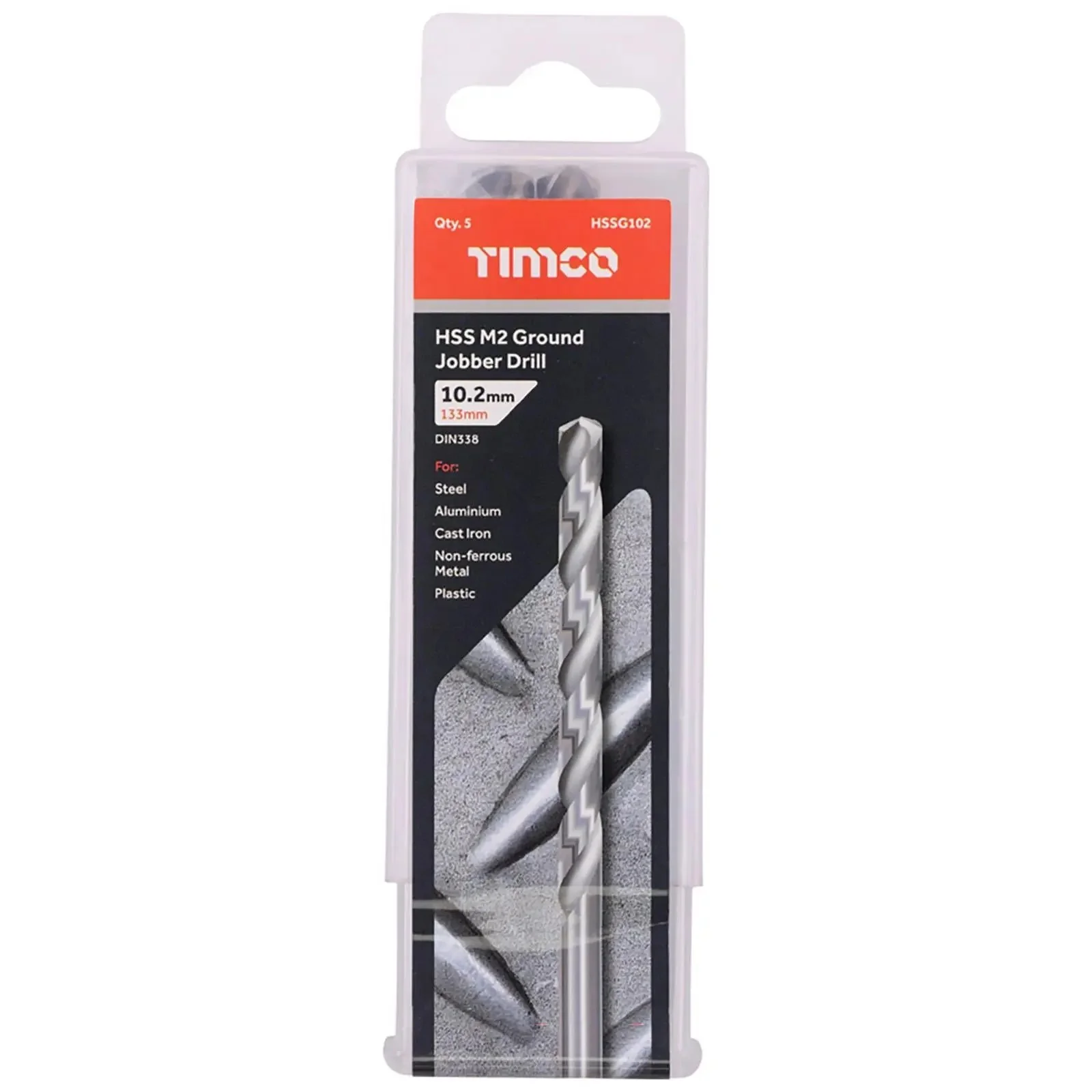 TIMCO HSS Drill Bits M2 Ground Jobber Drill Bit Pack DIN338 - Choose Size - Image 27
