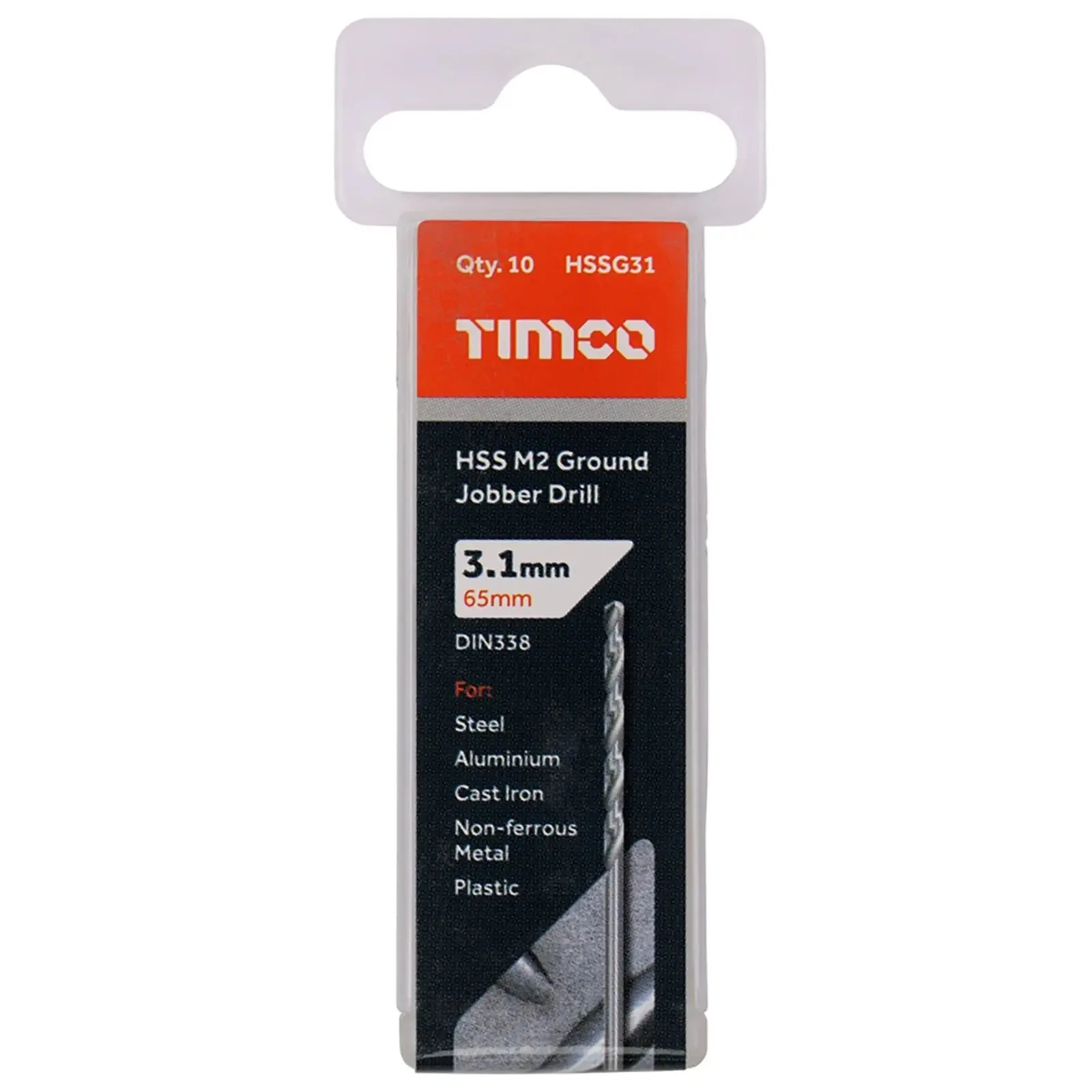 TIMCO HSS Drill Bits M2 Ground Jobber Drill Bit Pack DIN338 - Choose Size - Image 28