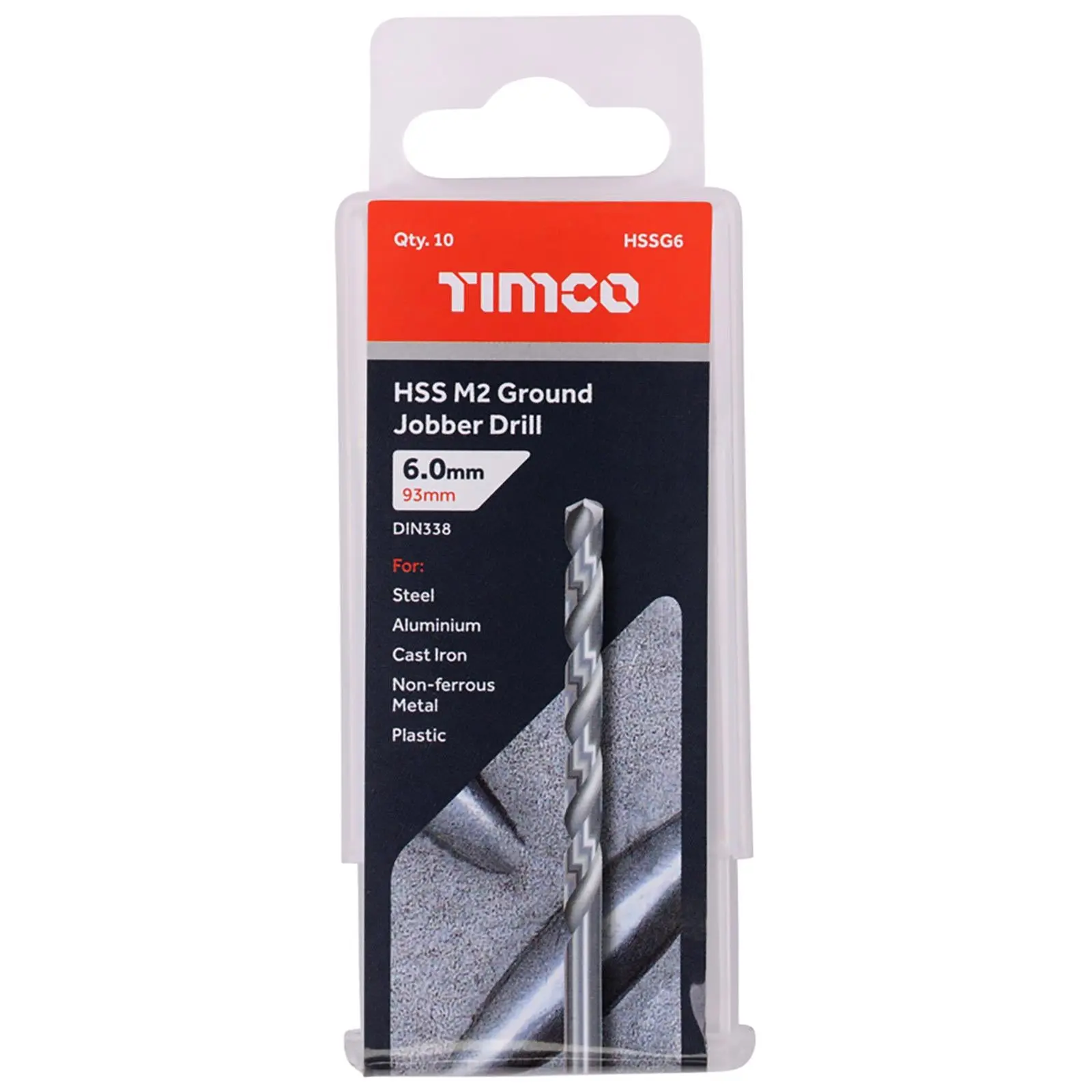TIMCO HSS Drill Bits M2 Ground Jobber Drill Bit Pack DIN338 - Choose Size - Image 29