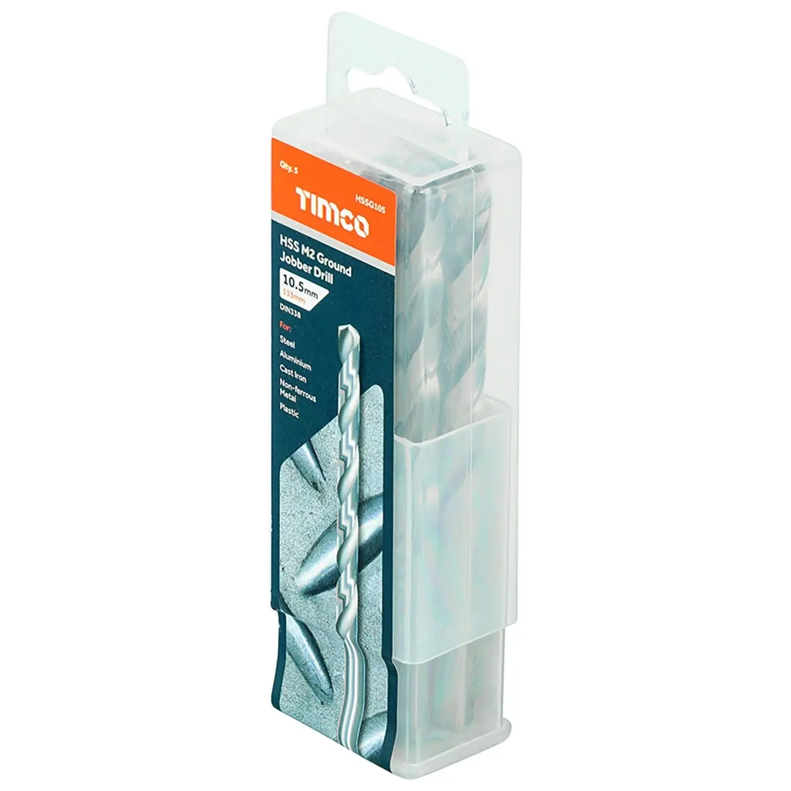 TIMCO HSS Drill Bits M2 Ground Jobber Drill Bit Pack DIN338 - Choose Size - Image 32