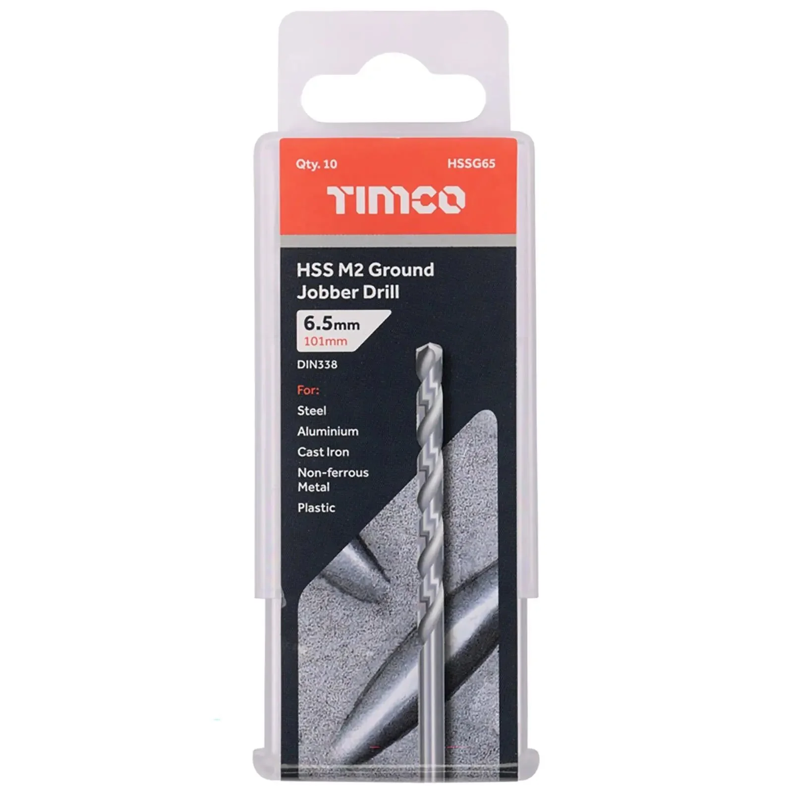 TIMCO HSS Drill Bits M2 Ground Jobber Drill Bit Pack DIN338 - Choose Size - Image 34