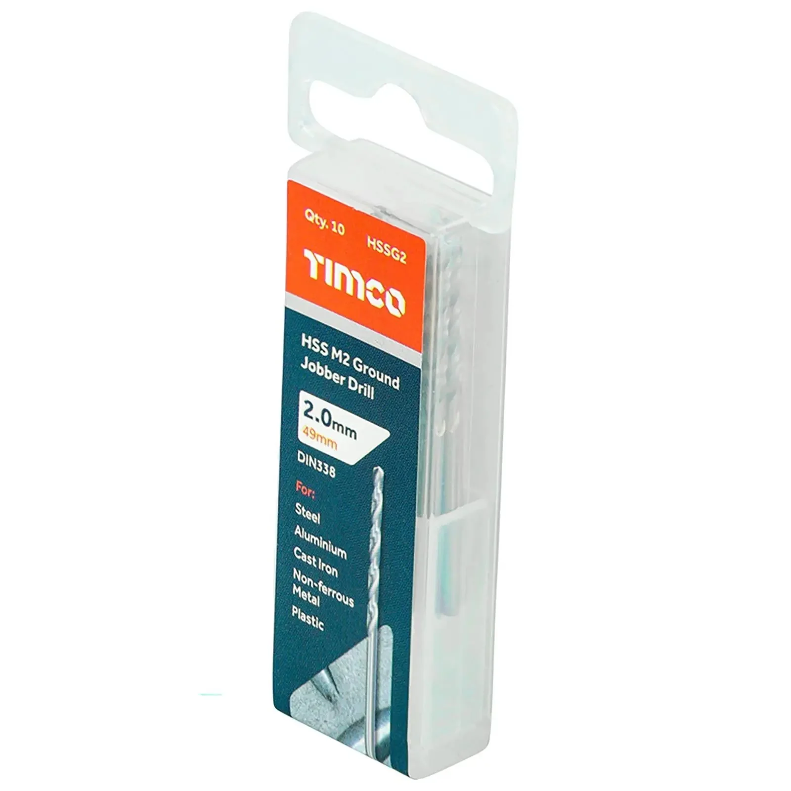 TIMCO HSS Drill Bits M2 Ground Jobber Drill Bit Pack DIN338 - Choose Size - Image 35