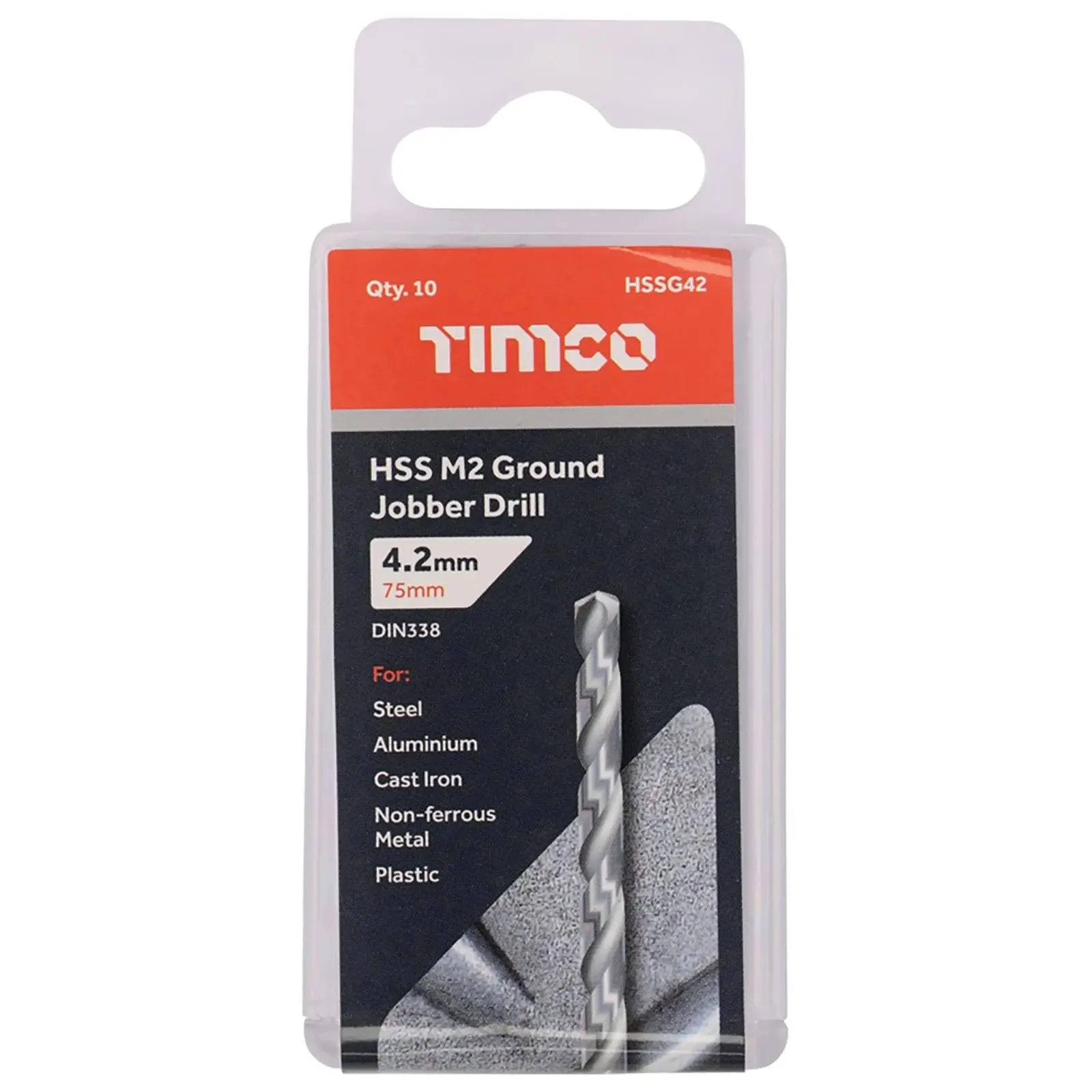 TIMCO HSS Drill Bits M2 Ground Jobber Drill Bit Pack DIN338 - Choose Size - Image 37